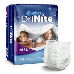 Attends Comfees‎ DriNite Premium Youth Pants, Heavy Absorbency, Medium/Large (65